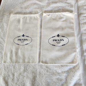 4 Prada Dust Bags for Shoes-2 Pair